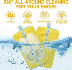 2PCS Shoe Washing Machine Laundry Bags with Zipper