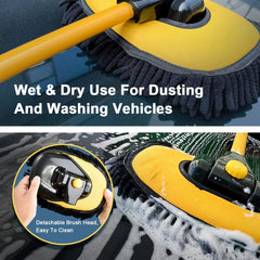 43'' Curved Car Wash Brush – Scratch-Free Shine!
